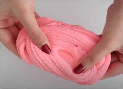 درست اسلایم با ماسک صورت