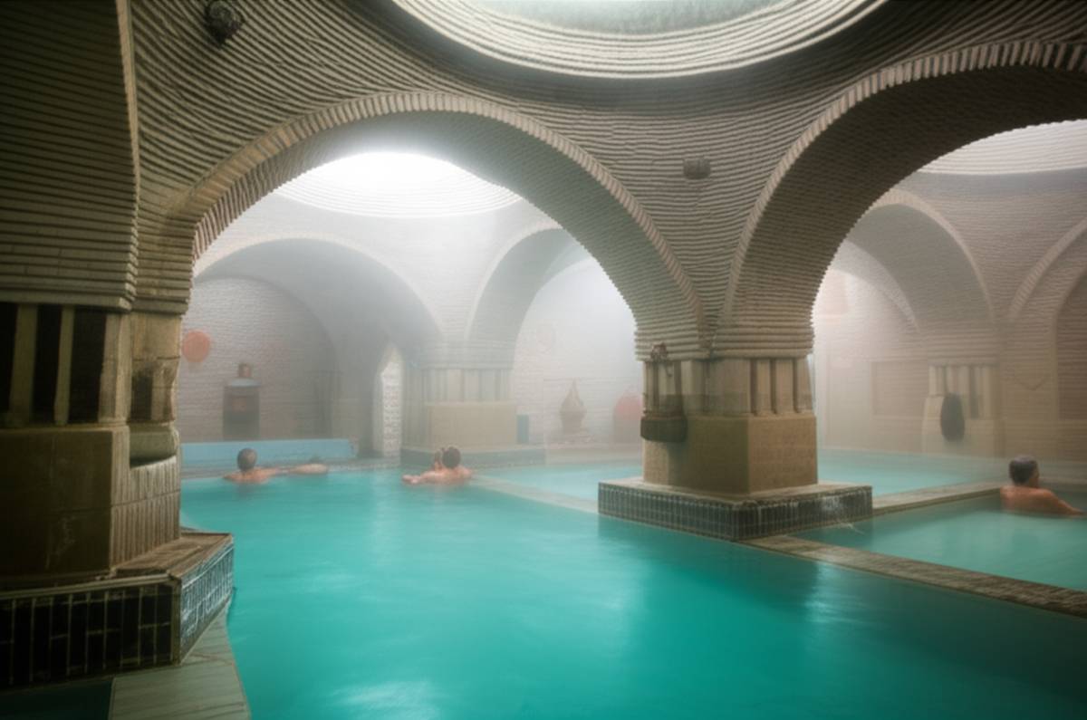 حمام های گوگردی تفلیس Sulfur baths in Tbilisi