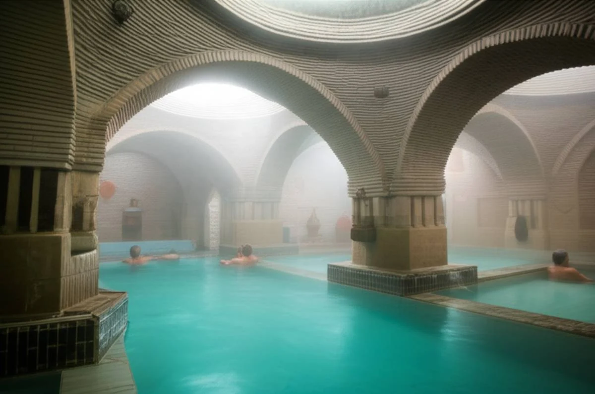 حمام های گوگردی تفلیس Sulfur baths in Tbilisi