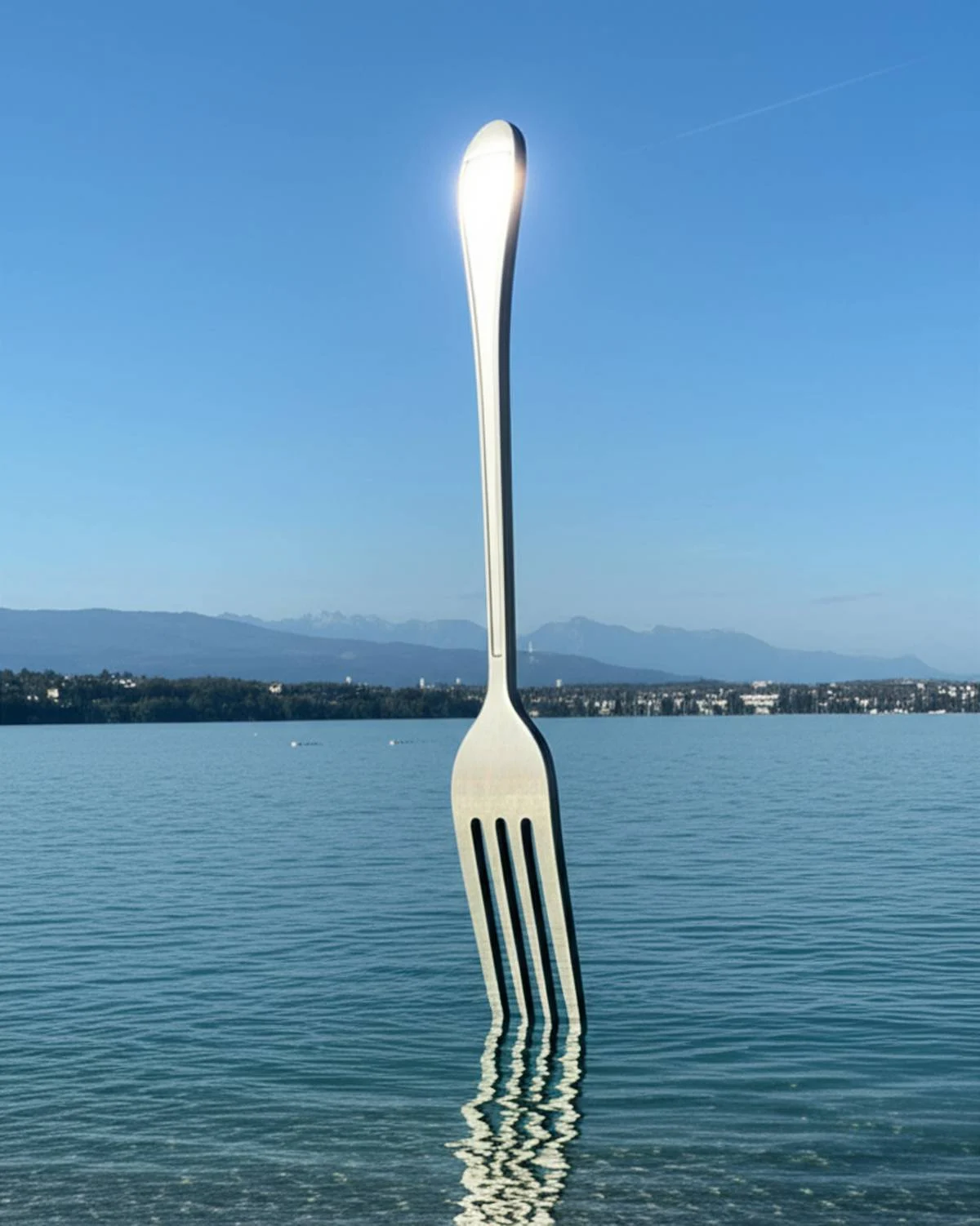 چنگال غول پیکر دریاچه ژنو