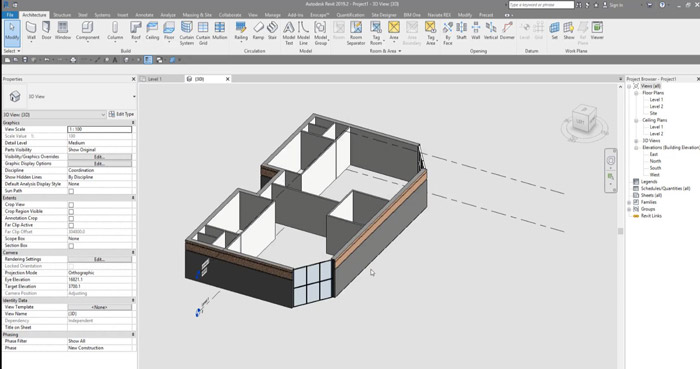 آموزش ابزار Door در Revit