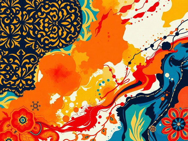آموزش نقاشی روی پارچه: از هنر سنتی تا طراحی مدرن