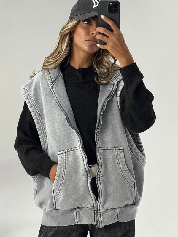 جلیقه زنانه کلاسیک بدون آستین | استایل کژوال و شیک