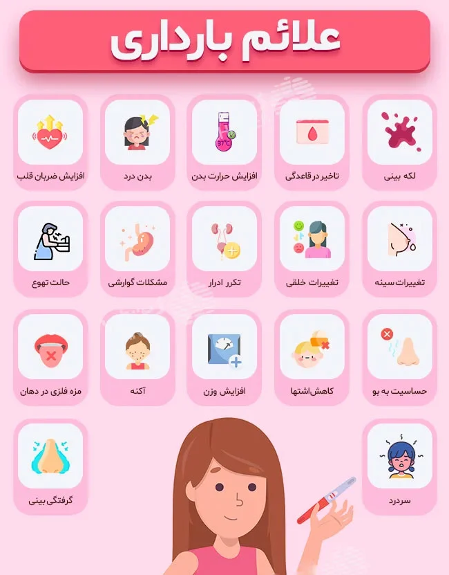 علائم اولیه بارداری کدامند؟
